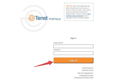 ETenet Employee login portal is an online platform created by Tenet Healthcare's HR team to collect all information about its employees. . Etenet user id
